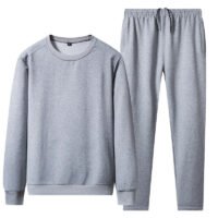 Spring Men's Casual Sports Suit Round Neck Sweatshirt And Sweatpants Sportswear