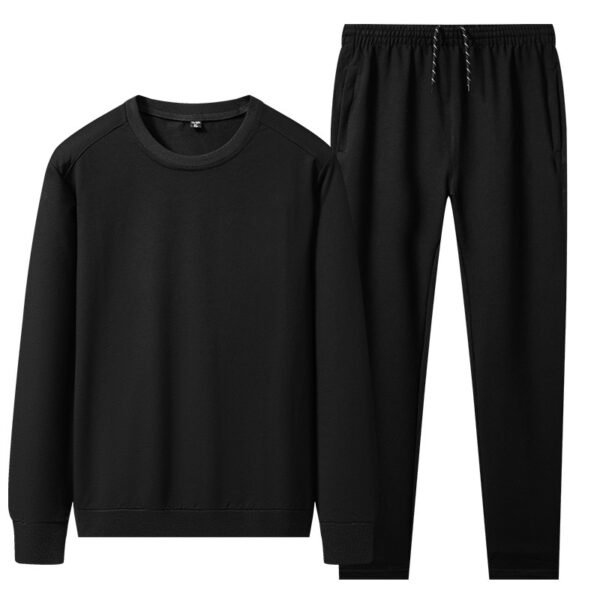 Spring Men's Casual Sports Suit Round Neck Sweatshirt And Sweatpants Sportswear - Image 4