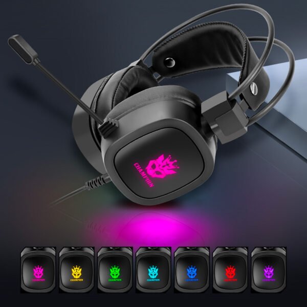 Headset Headset Gaming Gaming Headset With Microphone - Image 2