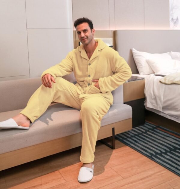 Men's Pajama Velvet Set - Image 5