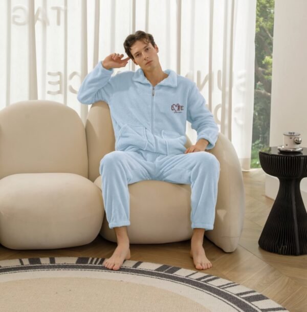 Men's Pajama Velvet Set - Image 9