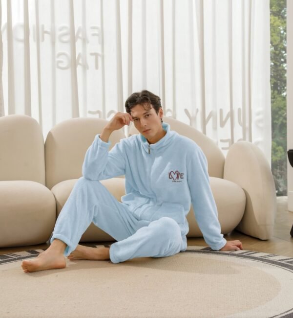Men's Pajama Velvet Set - Image 3