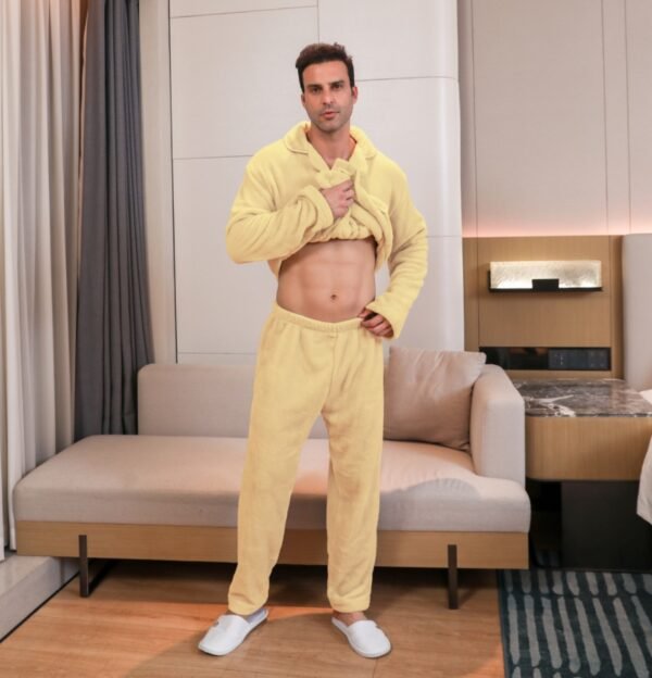 Men's Pajama Velvet Set - Image 4