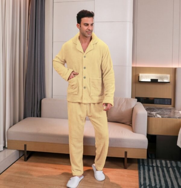Men's Pajama Velvet Set - Image 3