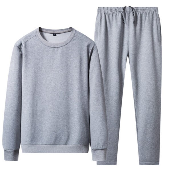 Spring Men's Casual Sports Suit Round Neck Sweatshirt And Sweatpants Sportswear - Image 5