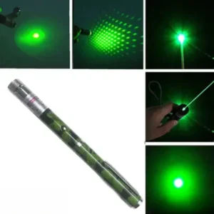 Green Multipurpose Laser Light Disco Pointer Pen Beam With Adjustable Antena Cap To Change Project Design ( green, Standard )
