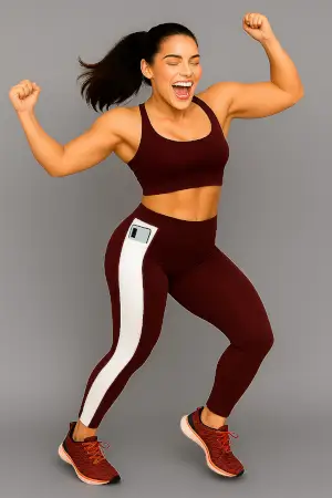 Premium Quality Activewear Yoga Tights | Mid-Waist Gym Pants | Stretchable Workout Wear for Girls or Women ( default, S )