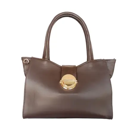 Stylish Handbag For Women & Girls (Shoulder Bag) Made With Vegan Leather ( brown, Standard )