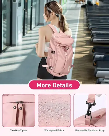 Rucksack Backpacks Travel Duffle Bags Luggage Bag with Shoes Compartment ( default, OneSize )