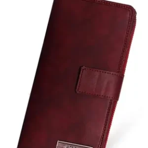 Ladies Wallet Womens Clutch Purse for Luxury Daily Use Casual & Formal Maroon ( maroon, OneSize )