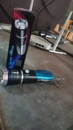 Battery Operated Multi Tool Led Flashlight, All in One Tool Light (1 Pc / Battery Not Included) ( default, Standard ).