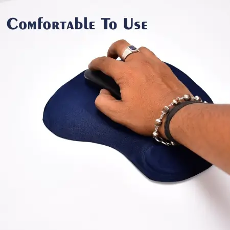 AWRIST S Mouse Pad with Wrist Support Comfortable and Ergonomic Design for Computer and Laptop Use ( default, Standard )