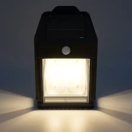 18W Solar Wall Double Light – Outdoor Waterproof LED Lantern with Motion Sensor, 2 Modes, Dusk to Dawn (Wireless, 1 Pc). ( default, OS )