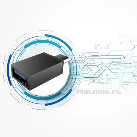 Type-C OTG Adapter - Micro USB to USB-C Converter for Data Transfer & Charging ( default, Standard )